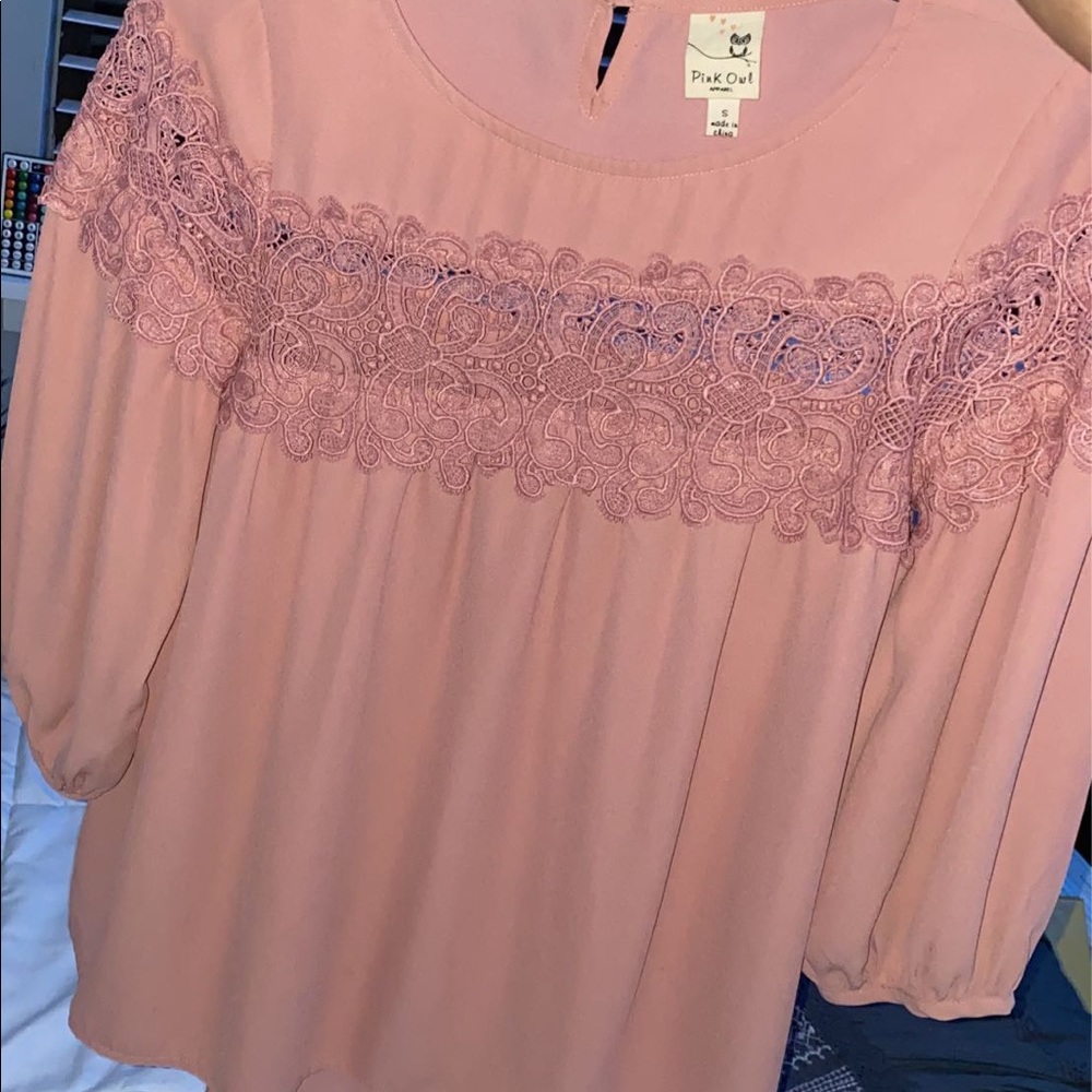 pink tunic